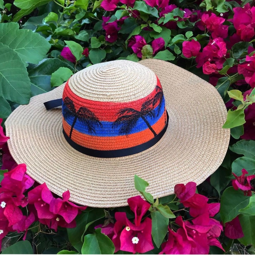 Armenian Handpainted Straw Hat